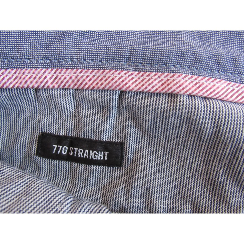 J.Crew 770 Straight Fit Chinos Mens 34x32 Grey Re-Imagined Stretch Cotton Pants - Picture 6 of 11